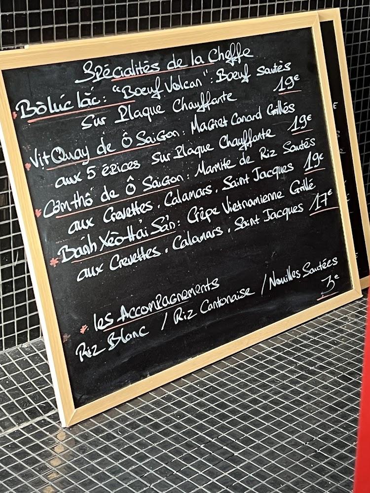 Ô Saigon - Menu Image 4